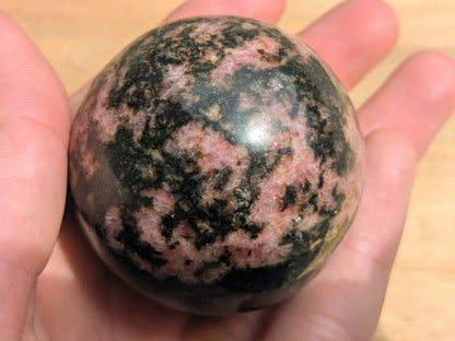 Rhodonite Sphere - OOAK