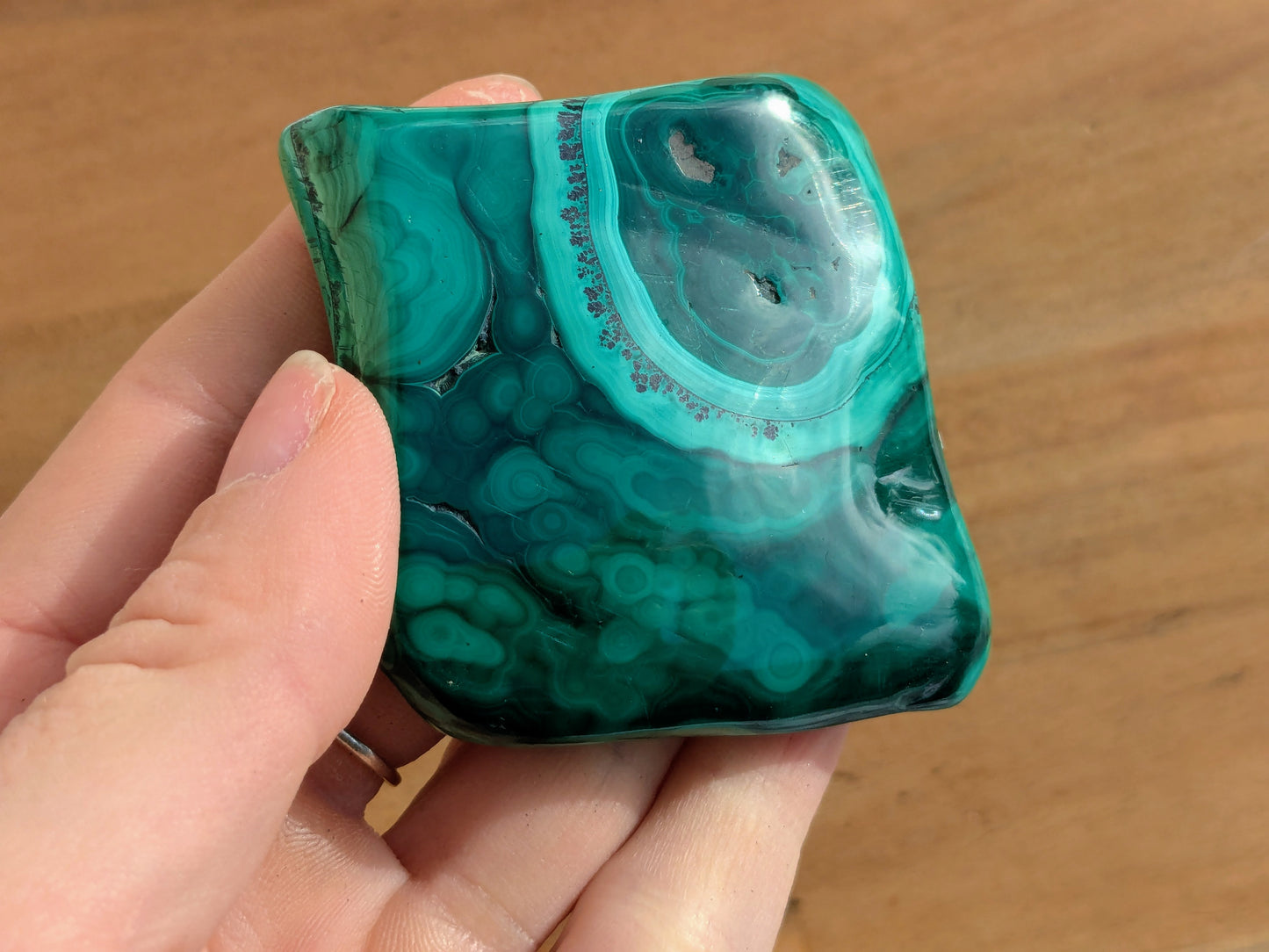 Polished Malachite Specimen - OOAK