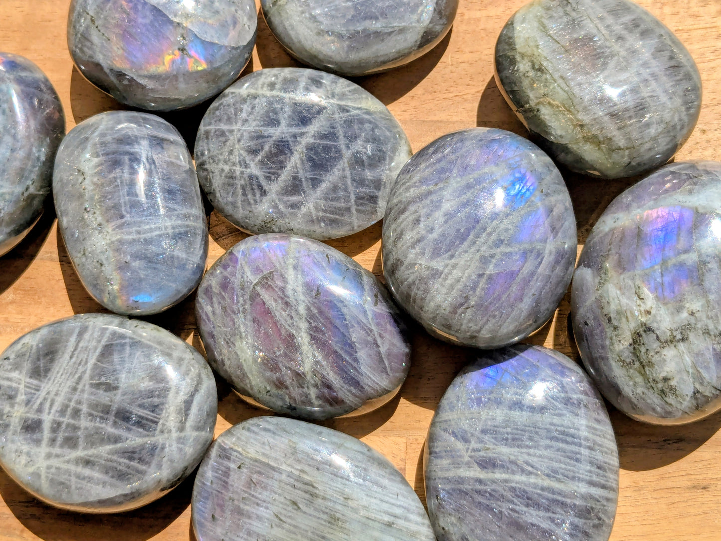 Sunset Labradorite Palm Stones