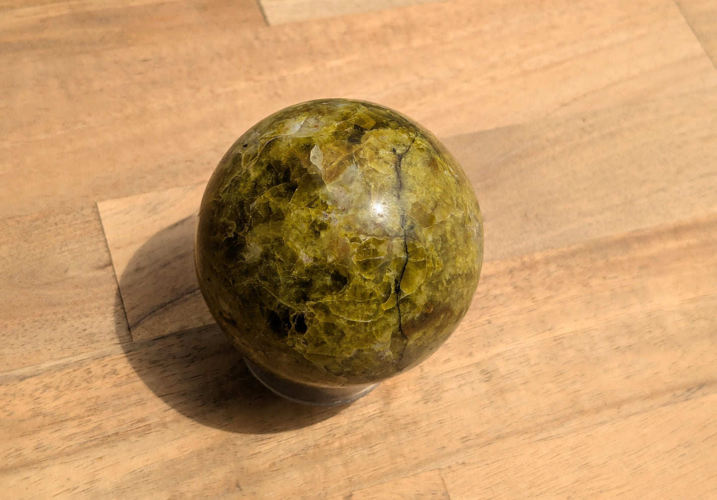 Green Opal Sphere - OOAK