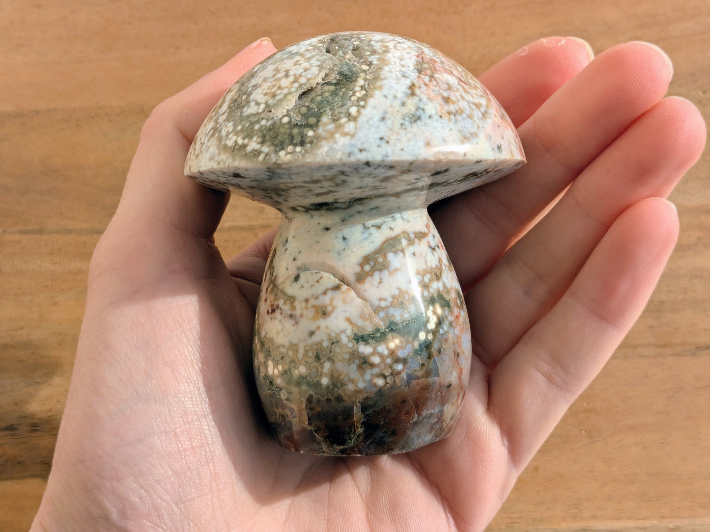 Ocean Jasper Mushroom - OOAK
