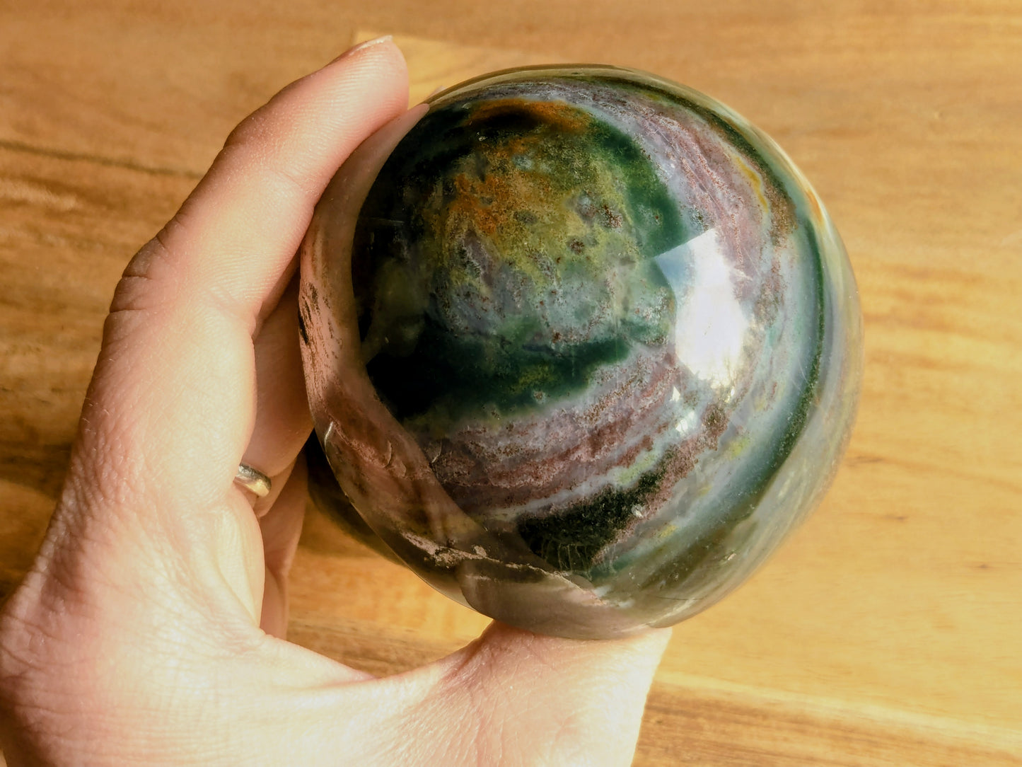 Ocean Jasper Mushroom - OOAK