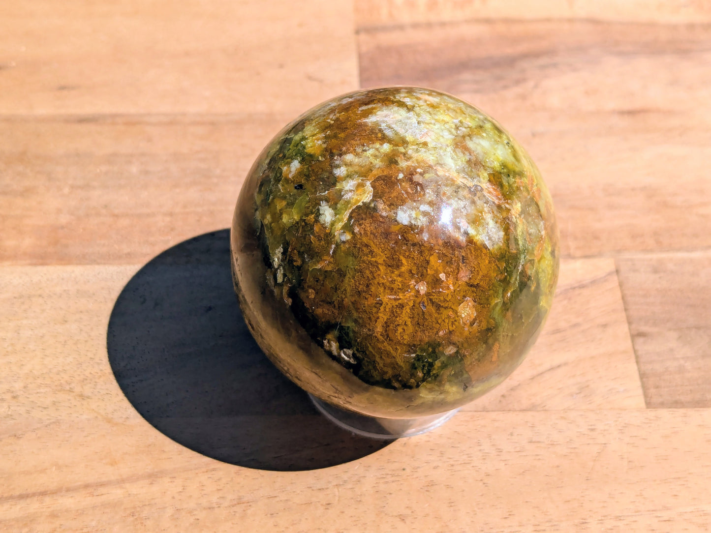 Green Opal Sphere - OOAK