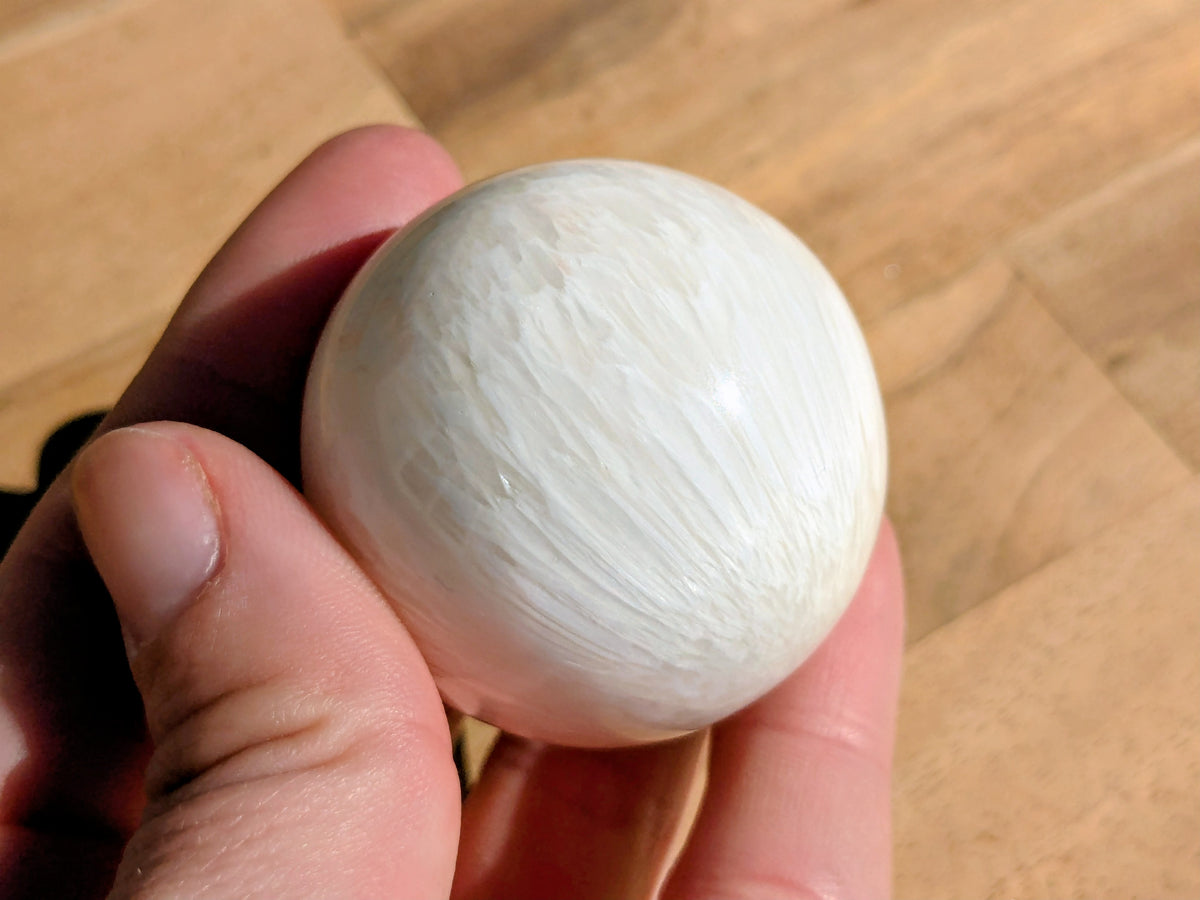 Scolecite Sphere - OOAK