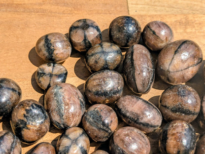 Chiastolite Tumbled Stones
