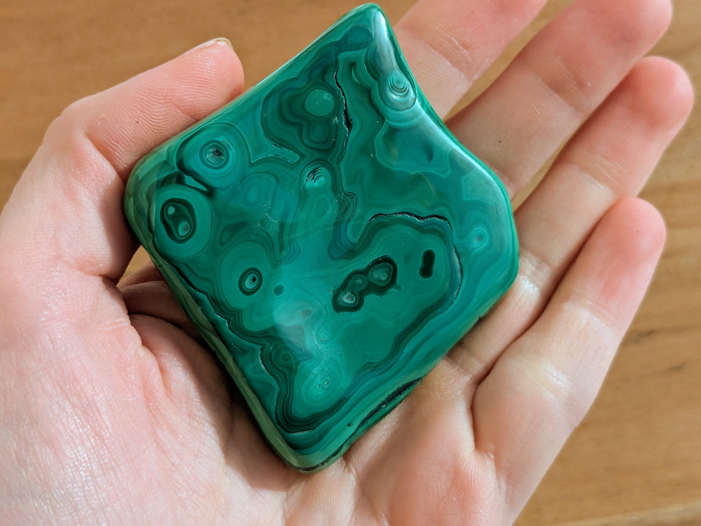 Polished Malachite Specimen - OOAK