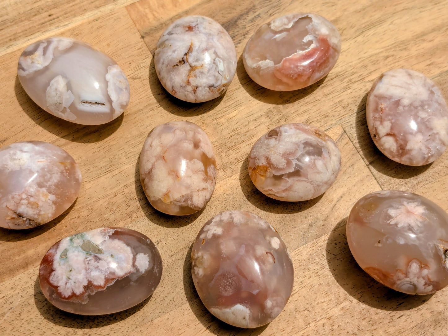 Flower Agate Pebbles