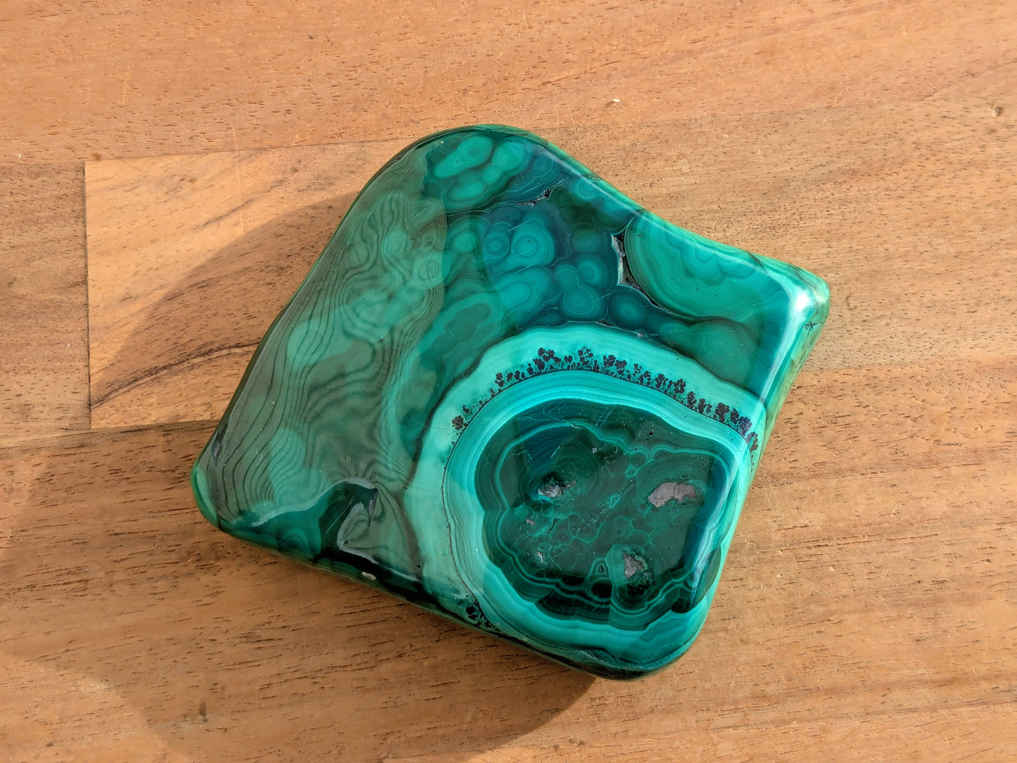 Polished Malachite Specimen - OOAK