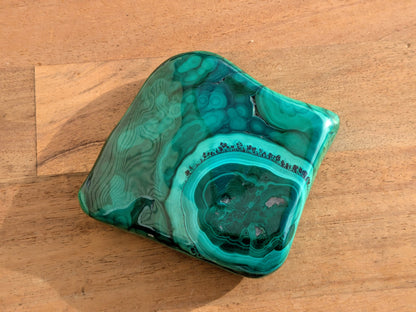 Polished Malachite Specimen - OOAK