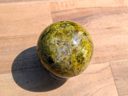 Green Opal Sphere - OOAK