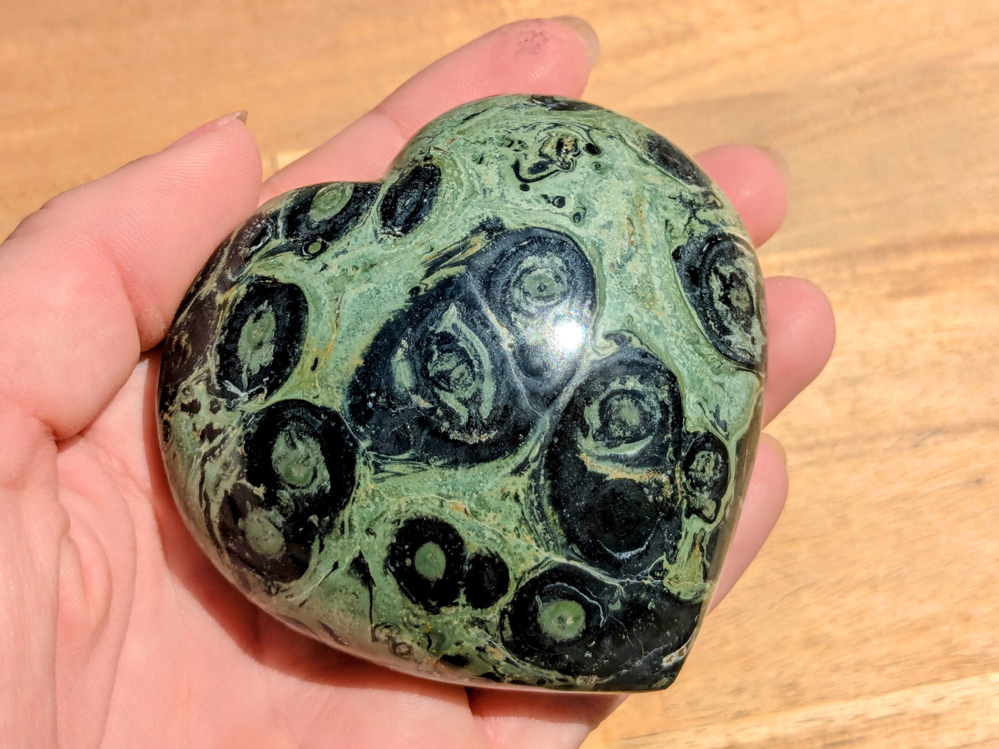 Kambaba Jasper Heart - OOAK