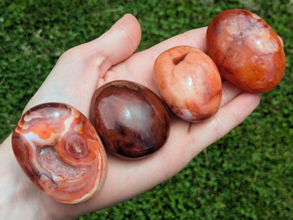 Carnelian Palm Stones