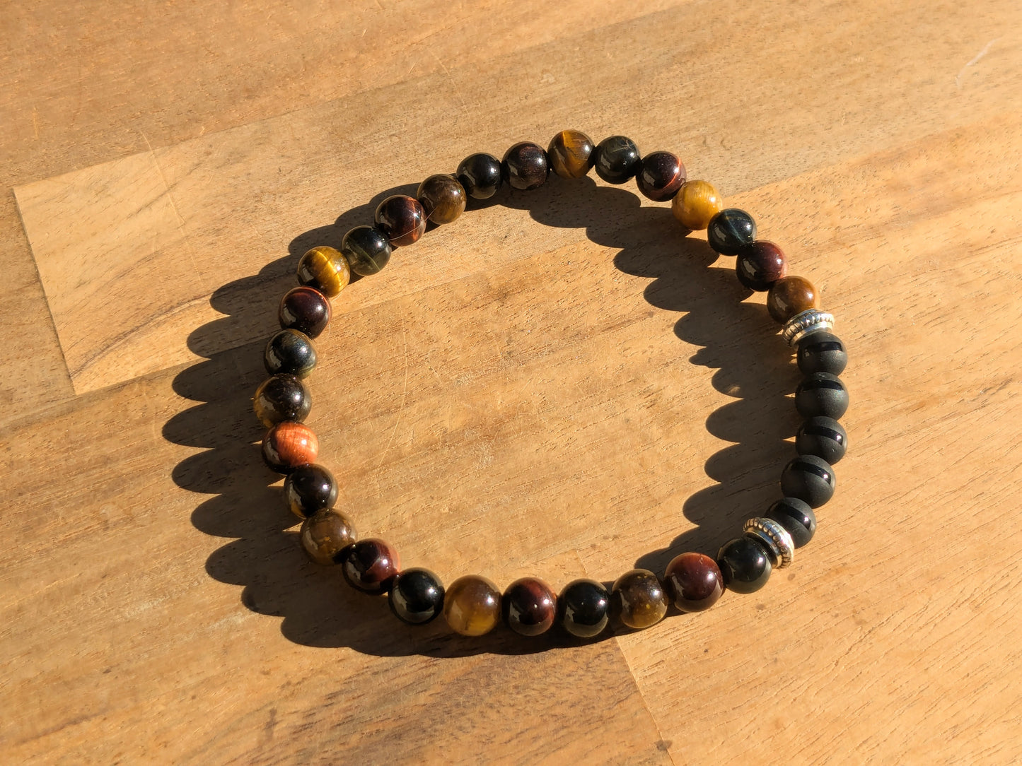 Multicolor Tiger's Eye Stretch Bracelets