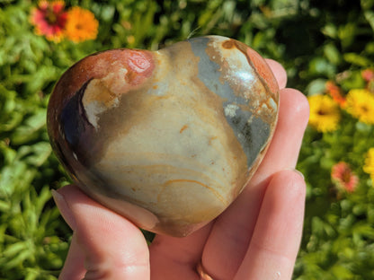 Polychrome Jasper Heart - OOAK