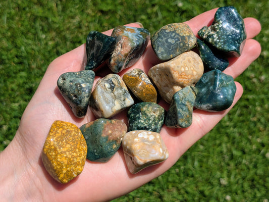 Ocean Jasper Tumbled Stone