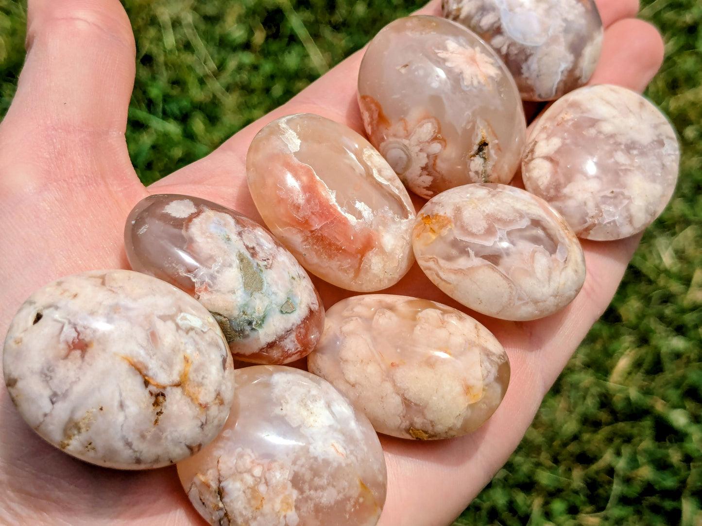 Flower Agate Pebbles
