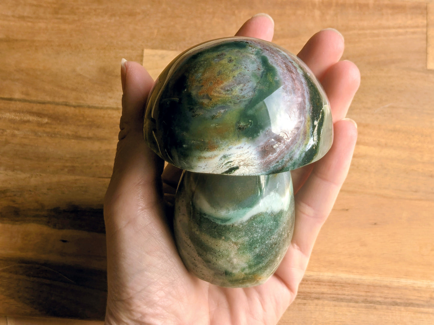 Ocean Jasper Mushroom - OOAK